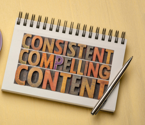 consistent compelling content